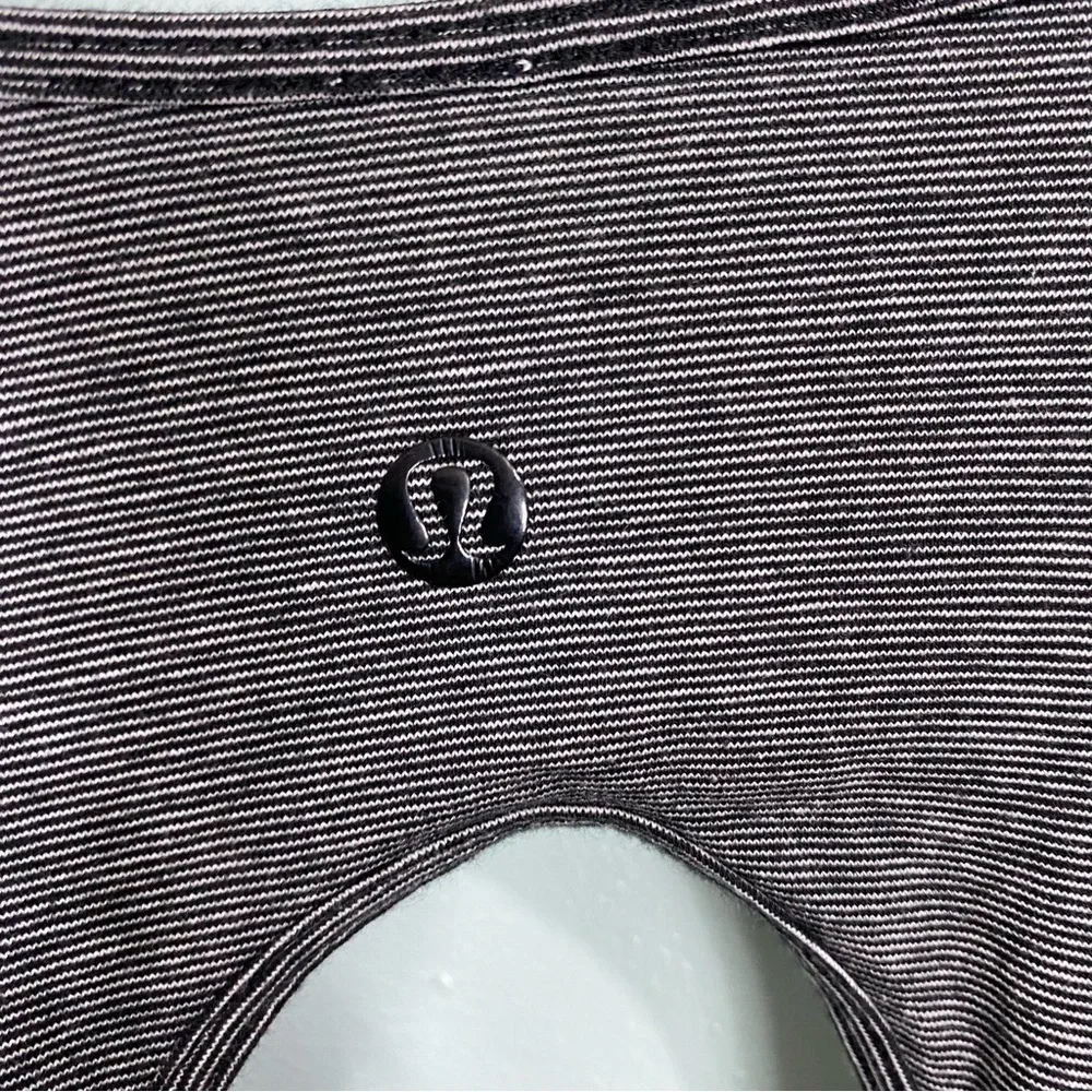 Lululemon Tank Dress Black Striped Sz S?? - Picture 3 of 3